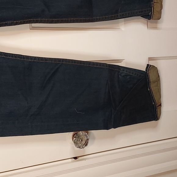 Levi's Vintage Rare Red Denim Jeans 32X32 - Picture 3 of 13